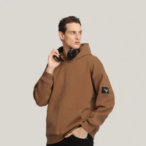 Savoy Streetwear Brown Oversized Hoodie